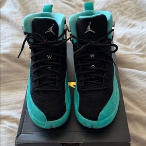 Jordan Kids Sneakers Black and Teal